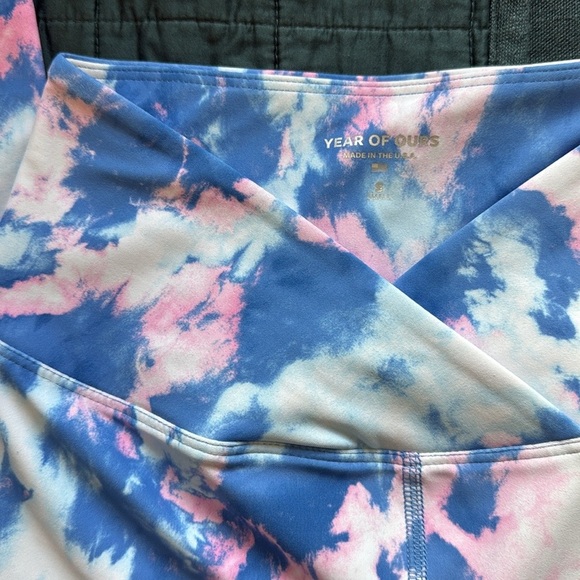 NWOT - Top and Bottom Set - Year of Ours Tie-Dye Bra and Leggings - Size S - Picture 9 of 13